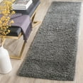 thumbnail image 5 of SAFAVIEH Laguna Neven Plush Solid Shag Area Rug, Dark Grey, 8' x 10', 5 of 8