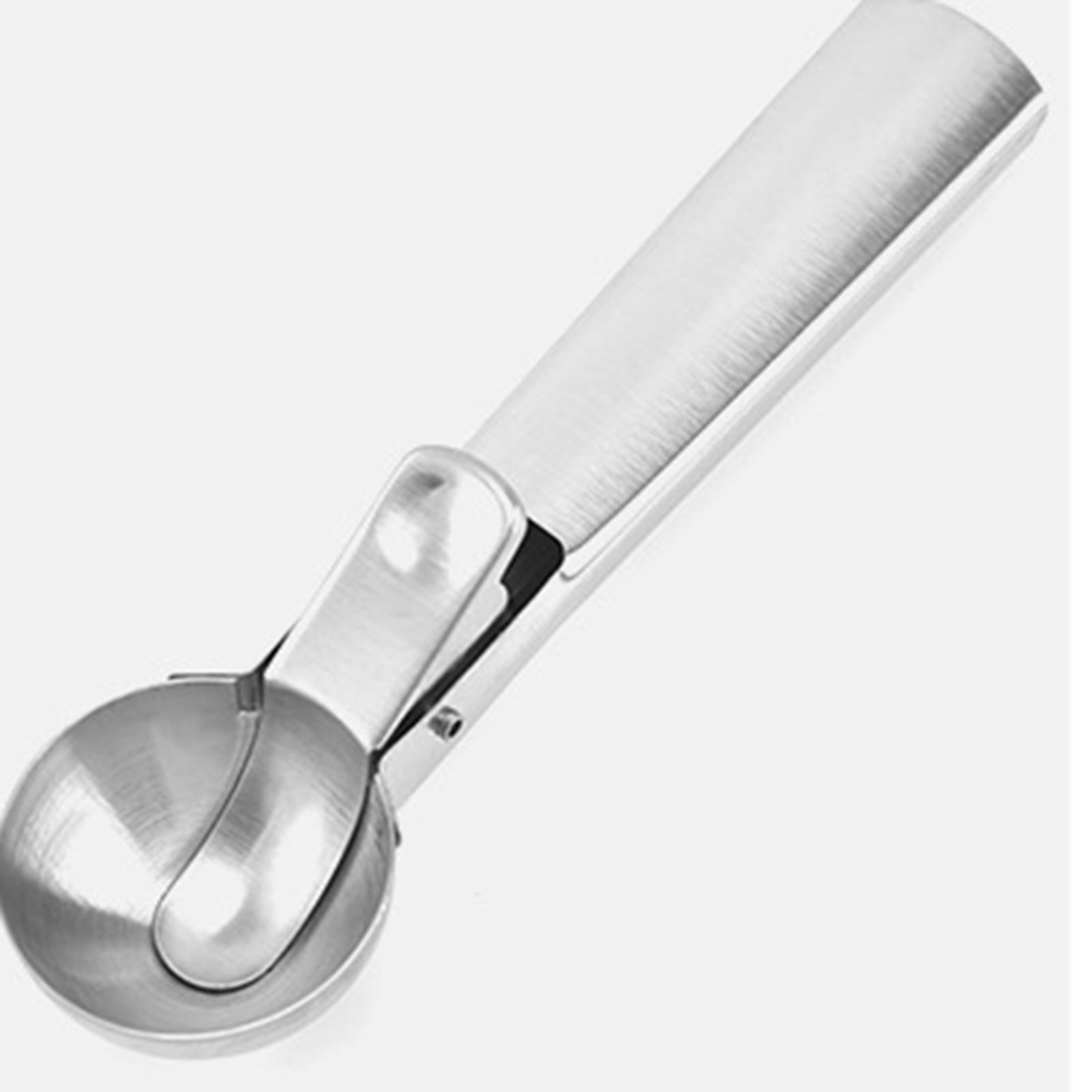 Solid Stainless Steel Ice Cream Scoop 1/2 Packs Ice Cream Spoon with