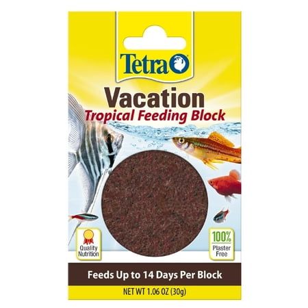 (2 Pack) Tetra TetraVacation Tropical Feeding Block, 1.06