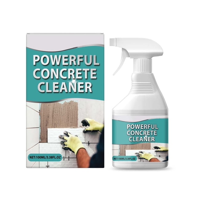Removedor de cemento para azulejos - Eliminador de neblina de lechada de acción rápida - Disolvente de cemento y hormigón, aroma suave - Eliminador de adhesivos solventes y eflorescencias 100 ml