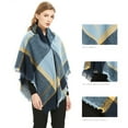 thumbnail image 2 of Foulard Femme Automne Hiver Carré à Carreaux Long Châle Bandana Cache-Cou Couverture, 2 of 8