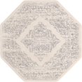 thumbnail image 2 of Unique Loom Rossellini Isabella Rug , 5' 0" x 5' 0" ,White, 2 of 2