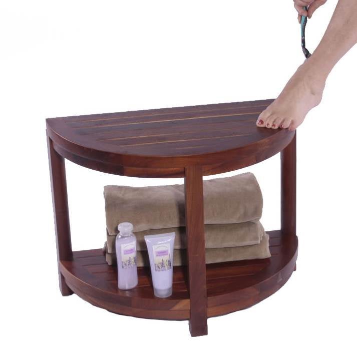 teak shower bench walmart