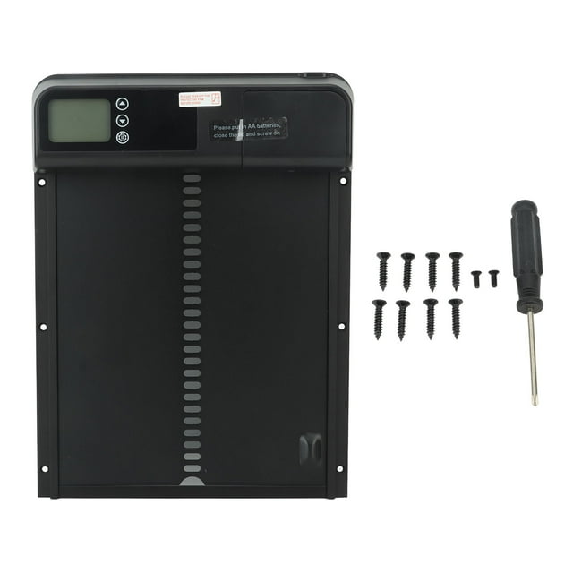 Puerta automática para pollos con batería,Puerta automática para gallinero Puerta automática para pollos LED Puerta automática impermeable para gallinero Diseño revolucionario