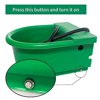 Automatic Heated Dog Bowl 1.3 Gallon Outdoor Thermal Water Trough for Pet Livestock Cattle Sheep and Horse Drinker