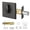 Matte Black, variant on Deadbolt Door Lock for Standard Interior Exterior Doors, Fits 1-3/8" to 1-3/4" Thick Doors, Security Deadbolt for Bedroom Bathroom Entry Patio