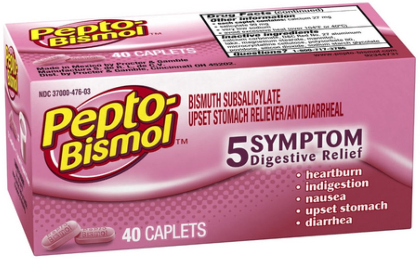 Buy PeptoBismol Caplets Original 40 ea (Pack of 3) Online at Lowest
