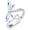 Blue, variant on Dragonfly Toe Ring for Women 925 Sterling Silver Dragonfly Open Rings Adjustable Toe Ring for Women Christmas Jewelry Gift