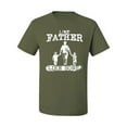 thumbnail image 2 of Wild Bobby,Like Father Like Sons Boy Dad Daddys Boy Gift, Father's Day, Men Graphic Tees, Military Green, Medium, 2 of 3