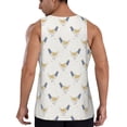 thumbnail image 3 of Haiem Funny Chicken Men Workout Tank Top Gym Bodybuilding Sleeveless Muscle T Shirts Athletic Tank Breathable Workout Shirt-3X-Large, 3 of 9
