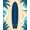 Navy Blue Beige, Pattern 16, variant on Design&I 8'x10' Washable Area Rug Sleek Flatweave Pet Friendly Surfboard Wave Stripe Nautical Border Surf Aesthetics Bathroom for King Size Bedroom, Under Bed