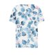 thumbnail image 4 of Fiudx Camisetas para Mujer Blusa de Manga Corta Estampada a La Moda para Mujer, Blusas Informales con Cuello En V, 4 of 5