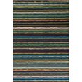thumbnail image 1 of Art Carpet 841864116946 4 x 6 ft. Seaport Collection Wavy Stripe Woven Area Rug, Multi Color, 1 of 1