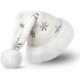 thumbnail image 1 of Christmas Hat for Adults, Plush Santa Hat for Men and Women, Warm and Thick Santa Claus Santa Hat with Rainbow Sequins Snowflake, 1 of 4