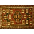 thumbnail image 1 of Ahgly Company Indoor Rectangle Persian Yellow Traditional Area Rugs, 4' x 6', 1 of 4