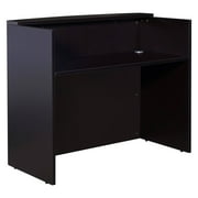Boss Office Products Holland Series Reception Desk, Mahogany
