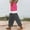 C_ Hot Pink, variant on Fashion Olyvenn Gradient Cotton Linen Pants for Women Summer Gauze Drawstring High Waisted Wide Leg Trousers Beach Vacation Clothes Gray M