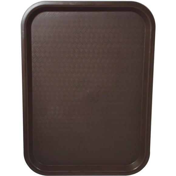 Generic - 12x16 Inch Brown Fast Food Tray - Durable Cafeteria Serving Tray (1ct)