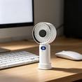 thumbnail image 5 of Rechargeable Handheld Fan with Digital Display, Portable Desktop & Outdoor Fan, Powerful Wind, Quiet Operation, USB Powered Rechargeable Fan, 5 of 5