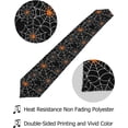 thumbnail image 2 of Dreamtimes Double Sided Halloween Cobweb Long Polyester Table Runner 13 x 90 Inches Spider Cobweb Table Cloth Cover Placemats for Kitchen Dinning Living Holiday Wedding Party Decor, 2 of 7