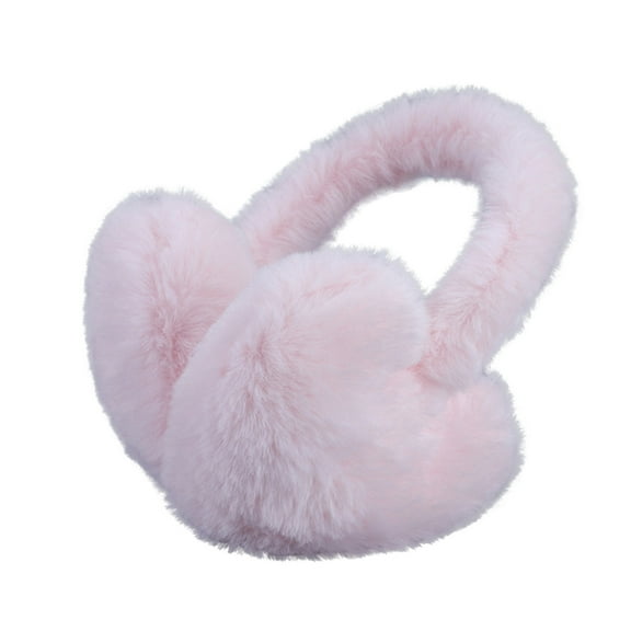 TEAJOPSUU Buauty Ear Muffs for Women Soft Winter Warm Adjustable Earmuffs Cute Gradient Color Ear Covers Cold Weather Fluffy Ear Warmers Winter Accessories C-Pink