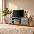thumbnail image 4 of Homall 50'' Modern TV Stand for TVs up to 55'', Wood Entertainment Center with Storage Drawers & Cable Management for Living Room, Gray, 4 of 8