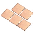 thumbnail image 1 of Hoja de cobre disipador de 1.5 mm de grosor 20 x 20 mm con cintas adhesivas térmicas para CPU de computadora, 5 juegos, 1 of 5