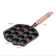 thumbnail image 1 of Molde Para Bolas De Carne De Pulpo, Sartén Para Parrilla Takoyaki De Hierro Fundido Con Desmontable De 14 Agujeros, Fácil De Limpiar Para El Hogar, 1 of 7