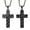 B, variant on Amazon Hot American Flag Cross Necklace Pendant Men's Stainless Steel Necklace