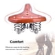thumbnail image 5 of Cojín para sentarse cómodo para bicicleta de montaña, asiento de cuero PU para bicicleta de carretera, 5 of 9