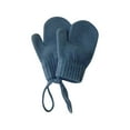 thumbnail image 1 of AWZXDE Winter Gloves Children Solid Color Finger Halterneck Baby Thickened Warm Candy Color, 1 of 2