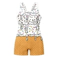 thumbnail image 3 of MEZZALL Children Girls One-Pieces Monokini Youth Beach Swimwear Swimsuit Ice Cream Pattern And Comfortable Fit Sun Swimwear Summer Trendy Bathing Suit Beachwear, 3 of 4