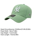 thumbnail image 2 of Gorras de béisbol simples, moda para hombres y mujeres, gorra de béisbol ajustable con letras Bordado, gorra de béisbol para ocio al aire libre, gorra con visera para el sol, 2 of 8