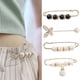 thumbnail image 3 of Fiudx Juego de Broches de Perlas, Elegante Ajustador de Cintura, Fácil Cambio de Talla para Pantalones, Sin Herramientas, Botón de Ajuste Instantáneo, Ajustable para Cintura Ajustada o Suelta, Juego, 3 of 6