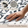 thumbnail image 6 of ODIKA 4'x6' Grey Blue Geometric Pattern Design Washable Area Rug Modern Abstract Motif with Unique Shapes for Bedroom, Reading Nook, Pet Friendly & Non-Shedding, 6 of 7