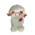 thumbnail image 4 of Muñeco de peluche de oveja, figura decorativa de juguete, adorable animal de peluche portátil, decoración para el hogar para niñas, Día de los niños, Rojo, 4 of 8