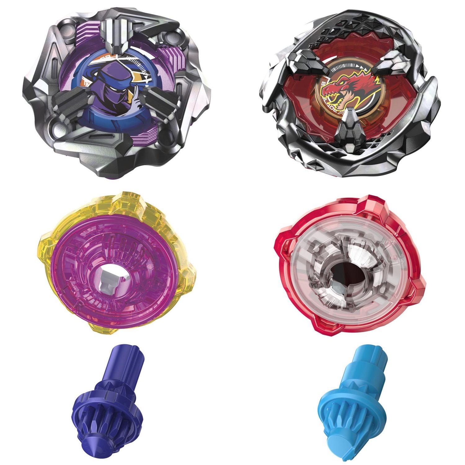 Beyblade X Beat Tyranno 4-70Q & Knife Shinobi 4-80HN Dual Pack Set