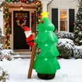 thumbnail image 4 of Magotan 9ft Christmas Inflatables Outdoor Decoration Christmas Tree and Santa Claus Blow Ups with Built in LED Lights Xmas Garden Yard Lawn Decoration, 4 of 7