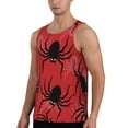 thumbnail image 2 of Fuzoiu Spider Print Men's Workout Tank Tops,Sleeveless Gym Shirt Quick Dry,Fitness Bodybuilding T-Shirt,Muscle Athletic Workout Tee-Large, 2 of 7