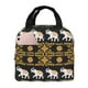 thumbnail image 1 of Easygdp traditional Elephant Bolsa Térmica Premium - Tela Oxford Impermeable, Gran Capacidad, Bolsillo Frontal, Unisex para Trabajo, Escuela, Actividades al Aire Libre y Picnics, 1 of 8