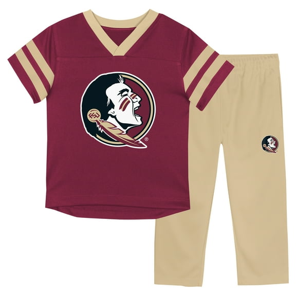 Infant Florida State Seminoles Two-Piece Red Zone Jersey & Pants Set