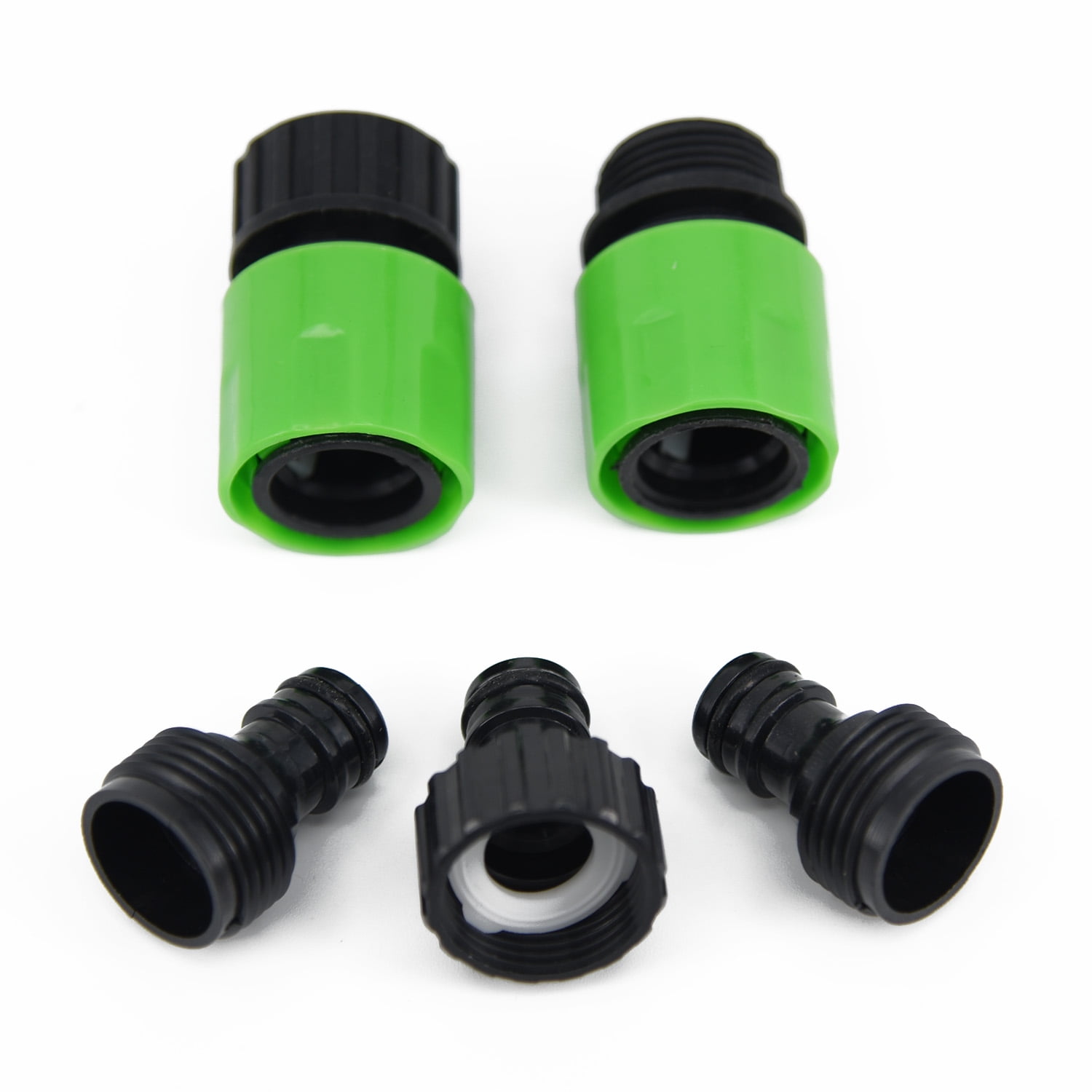 5Pcs Garden Hose Quick Connect Plastic Hose Tap Adapter New Set Connector 5Pcs Garden Hose Quick Connect Plastic Hose Tap Adapter New Set Connector