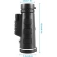 thumbnail image 4 of Telescope Monocular 40X60 Zoom Monocular Clear Weak Night Vision Pocket Telescope With Smartphone Holder For Camping, 4 of 5
