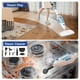 thumbnail image 2 of Mopa a vapor para limpieza de pisos, limpiador de vapor de mano multiusos 10 en 1 desmontable para vinilo, laminado, alfombra, lechada de piso duro con 2 almohadillas para orejas, cable de 25 pies,, 2 of 5