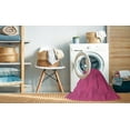 thumbnail image 2 of Ahgly Company Machine Washable Indoor Rectangle Transitional Neon Pink Area Rugs, 6' x 9', 2 of 7