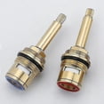 thumbnail image 4 of Ceramic Brass Replacement Faucet Cartridges (Red + Blue), 4 of 5