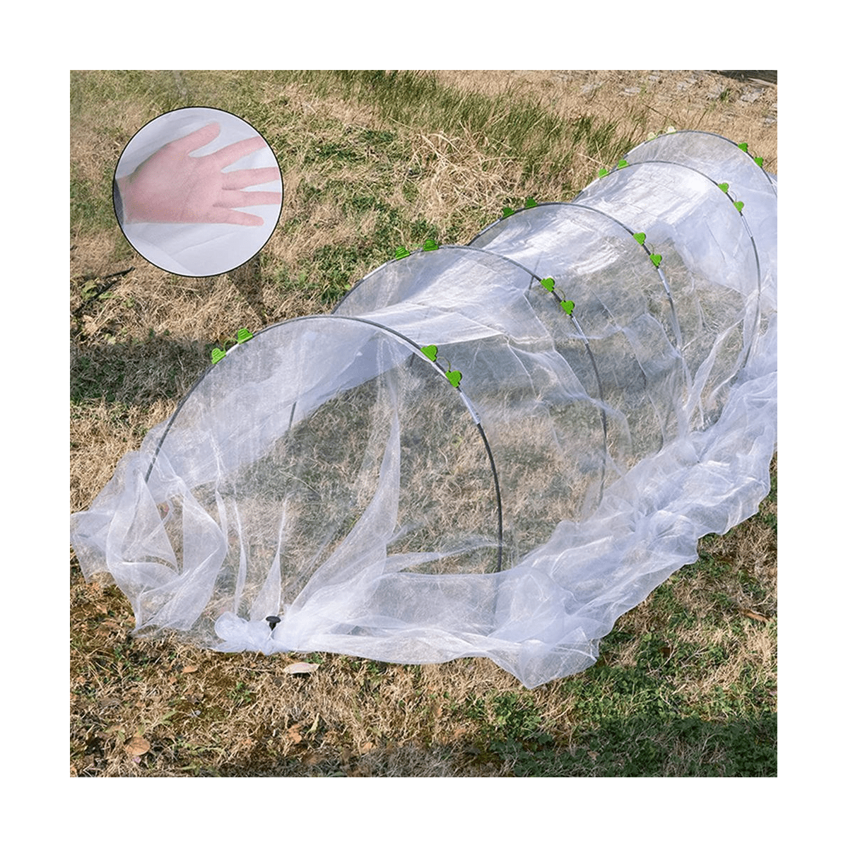 Garden Hoops for Netting, Crop Protection Hoops,Cloches Growing Vegetables,Rust-Free Grow Tunnel