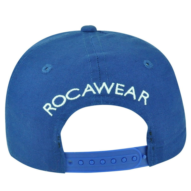 Snapback Script Bill Core White Z Flat R Youth Rocawear Brand Jay Cap Blue Hat