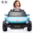 thumbnail image 1 of 12V Licensed Volkswagen Beetle Kids Ride-On Car with Remote Control & LED Lights, 1 of 7
