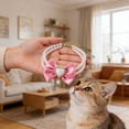 thumbnail image 6 of L-Medium Pet Pearl Collar with Bow, Adjustable Pearl Cat Necklace, Elegant Dog Bow Collar for Medium Cats & Small to Medium Dogs, Pet Photo Prop for Parties (Size/Colour as Pictured), 6 of 8